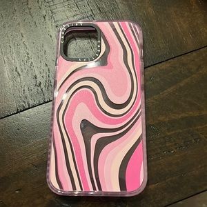 Casetify pink swirl iPhone 12 Pro Max